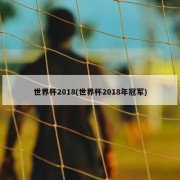 世界杯2018(世界杯2018年冠军)