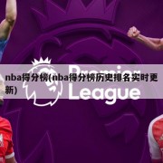 nba得分榜(nba得分榜历史排名实时更新)