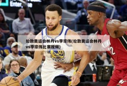 伦敦奥运会林丹vs李宗伟(伦敦奥运会林丹vs李宗伟比赛视频)