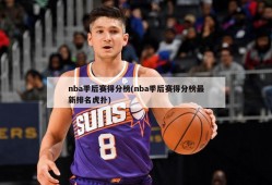 nba季后赛得分榜(nba季后赛得分榜最新排名虎扑)