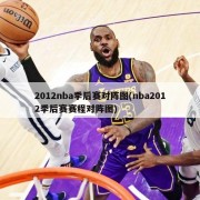 2012nba季后赛对阵图(nba2012季后赛赛程对阵图)