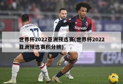 世界杯2022亚洲预选赛(世界杯2022亚洲预选赛积分榜)