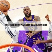 热火vs雄鹿(热火VS雄鹿第五场回放录像)